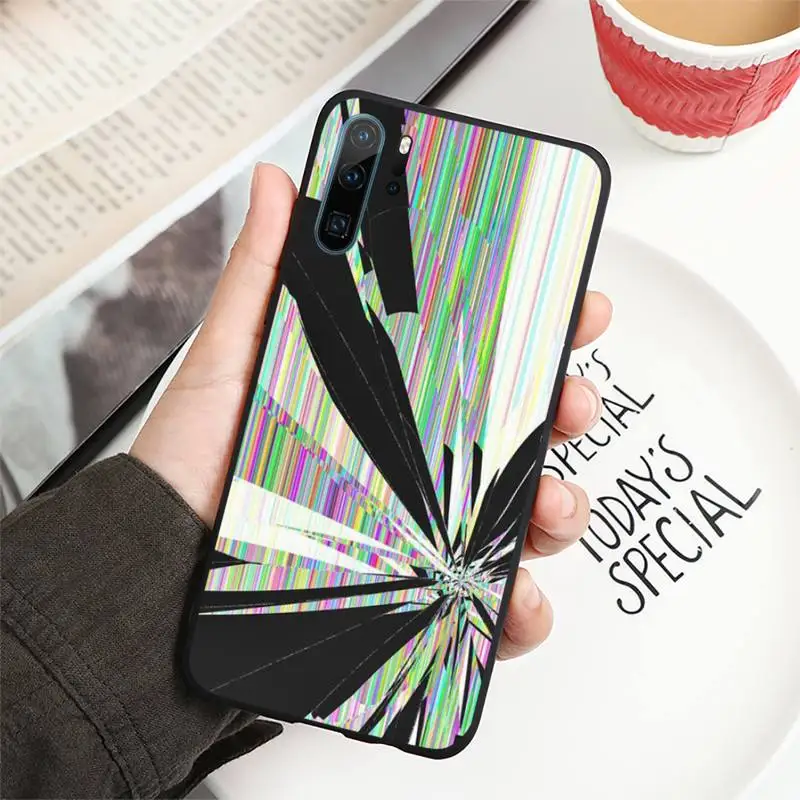 

Broken texture design art Phone Case For huawei p30 p40 p20 lite pro p smart 2019 2020 nova 6 7 se pro 5t cover