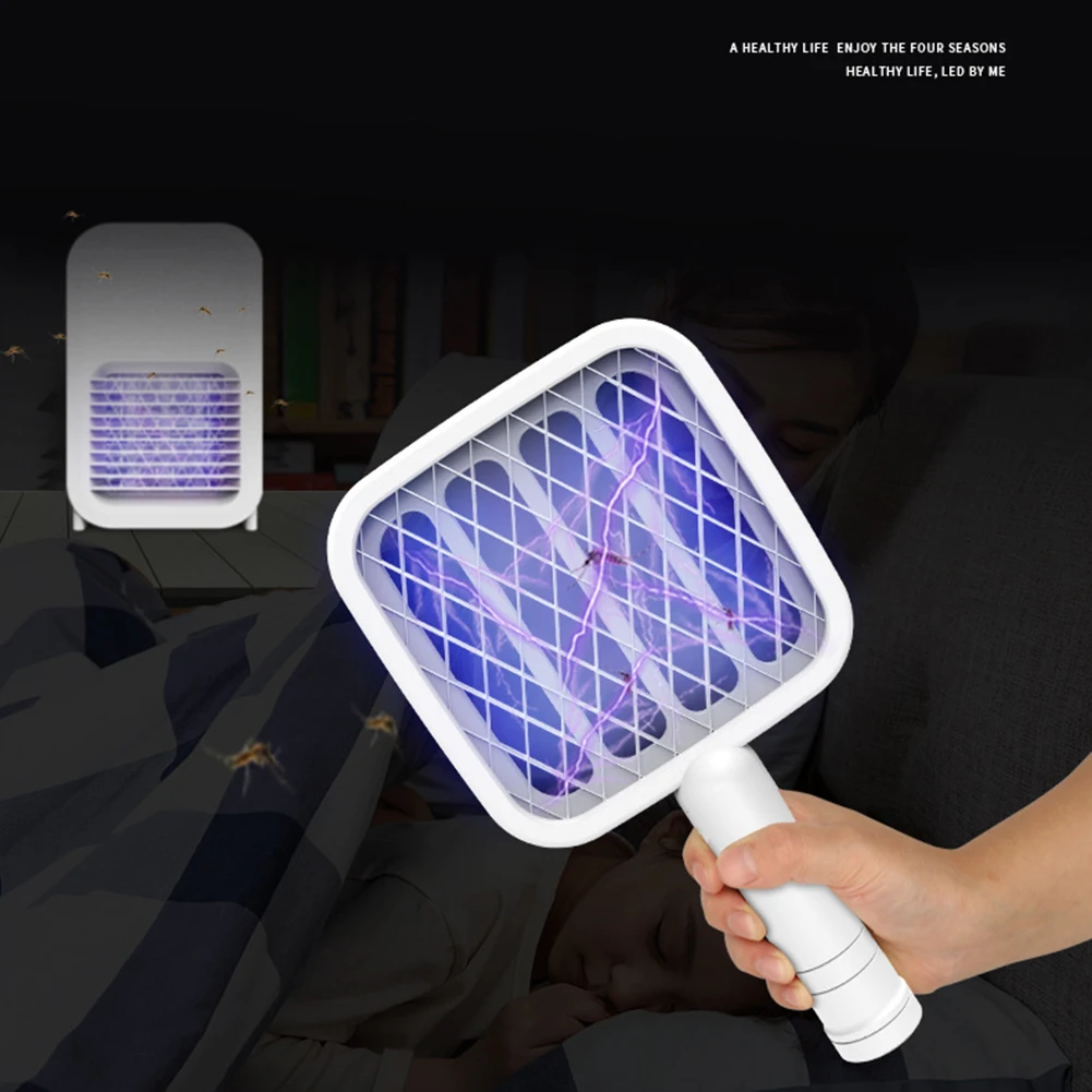 2 в 1 УФ лампа инсектицидная Лампа Электрическая Мухобойка ручной мухобойка USB