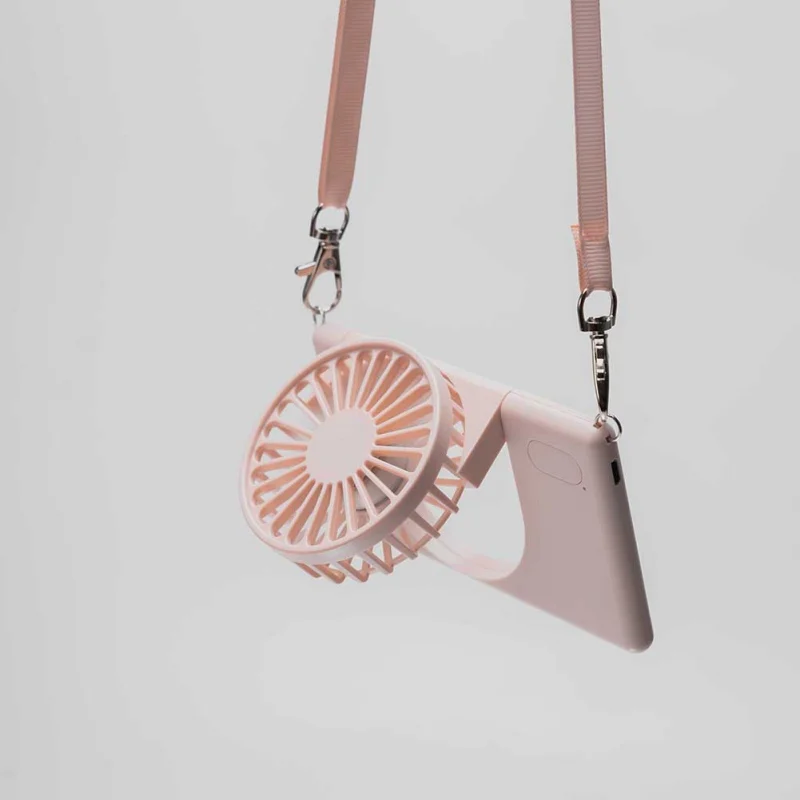Складной подвесной вентилятор для шеи удобный использования на открытом воздухе