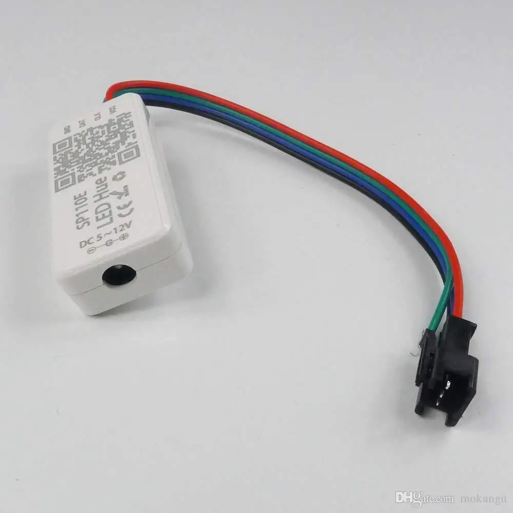 Контроллер освещенности SP110E Pixel с помощью приложения для смартфона совместим