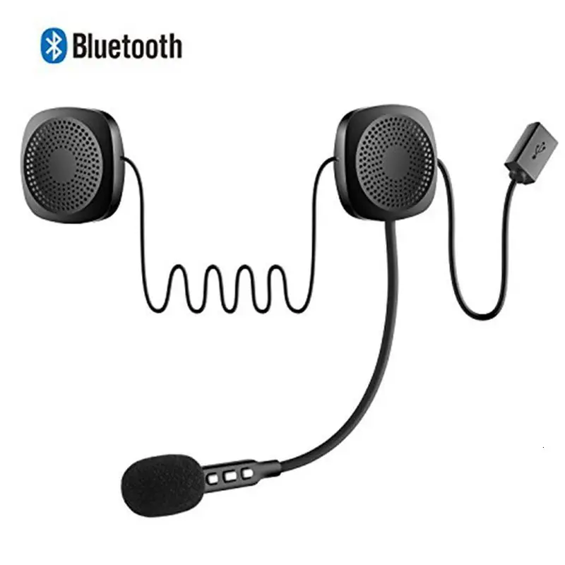 SAIEOSYU шлем гарнитура беспроводные Bluetooth наушники совместимы с большинством мотоциклетных скутеров шлемы Hands Free Talking