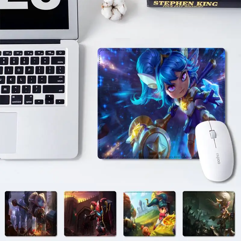 

Роскошный Коврик для мыши LOL Poppy, нескользящий коврик для мыши, коврик для игровой мыши маленького размера, резиновый коврик для игровой мыши...