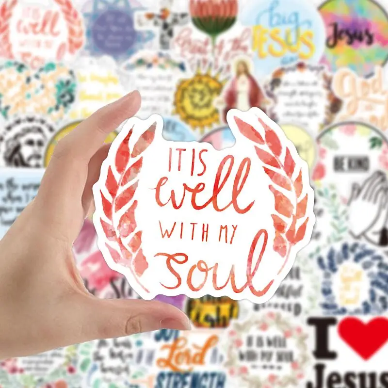 Эстетический Иисус христианский Граффити стикер s для шлем ноутбука мотоцикл