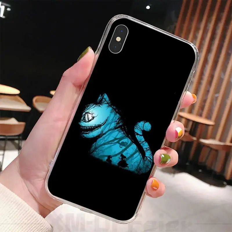 Чехол для Iphone Алиса 11 Pro Cat мягкий чехол телефона DIY с принтом iphone 6s plus 7 XR XS MAX |