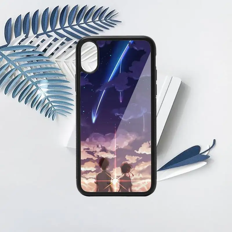 

Japan anime Your Name Phone Case PC for iPhone 11 12 pro XS MAX 8 7 6 6S Plus X 5S SE 2020 XR