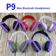 P9 Max Wireless Bluetooth Headphone Bluetooth 5.0 TWS Headset Noise Cancellation Bass Music Earphone for Xiaomi for IPhone