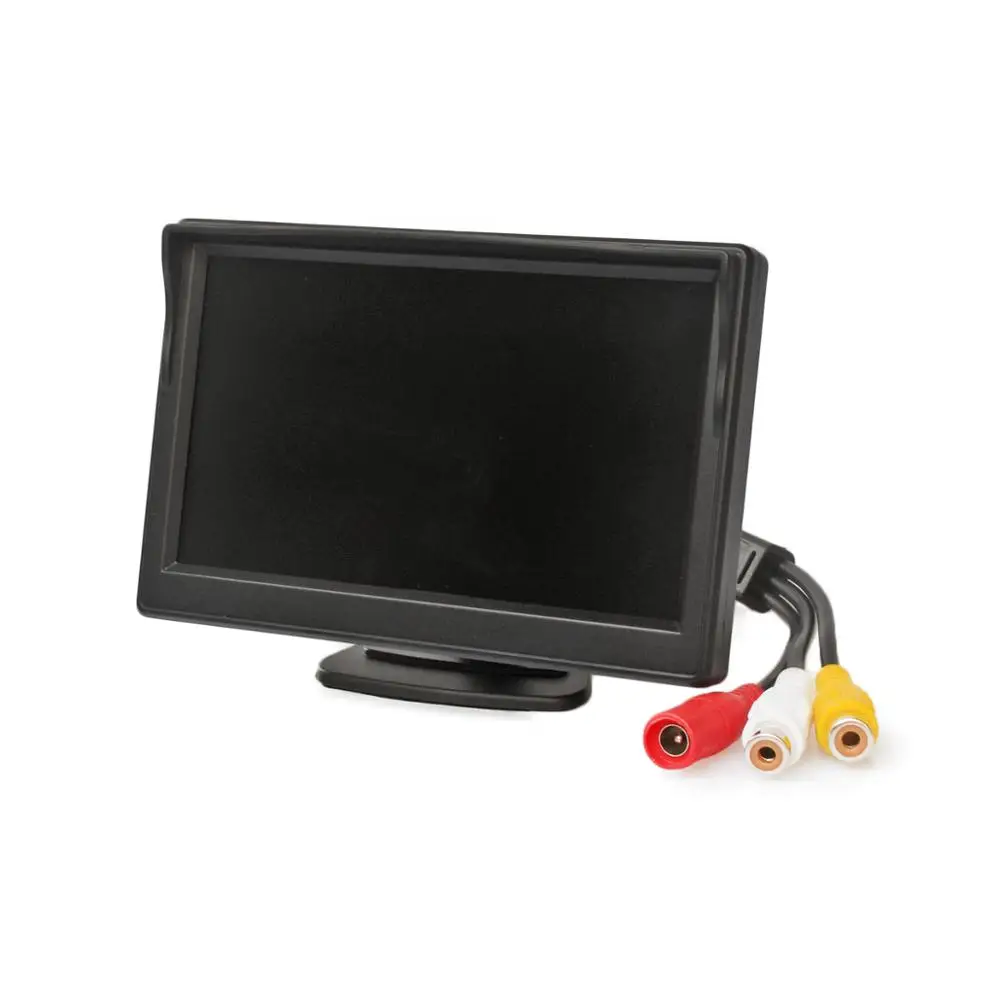 DIYKIT 5 &quotЖК дисплей автомобильный монитор заднего вида + светодиодный кабель