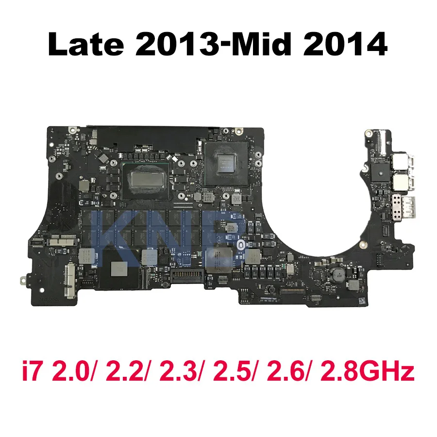 Оригинальный процессор i7 8 Гб 16 материнская плата для MacBook Pro Retina 15 дюймов A1398