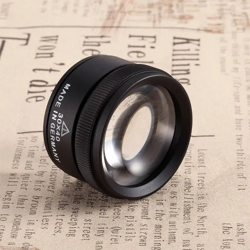 Увеличитель со стеклянными линзами Optics Loupes портативный карманный для ювелирных