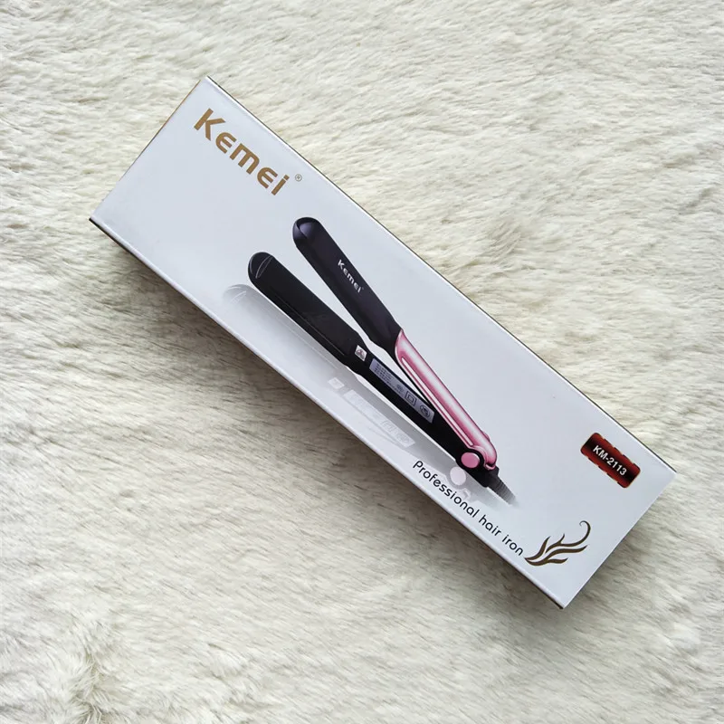 Кемеи Зажимы для кукурузы, выпрямитель с розеткой EU, профессиональное волосы завивающее утюг быстро