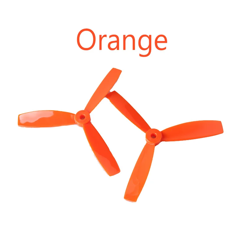 8pcs-orange 8 шт./комплект 3 лезвия 5045 пропеллер " Tri-лопасть пропеллера усиленный реквизит CW CCW для QAV250 FPV RC гоночный Квадрокоптер шесть цветов - Цвет: 8pcs-orange