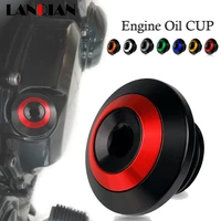 m20 2 5 motorcycle accessories cnc oil filter cup plug cover screw engine oil fill drain cap for ducati 748 749 dark 916 996 999