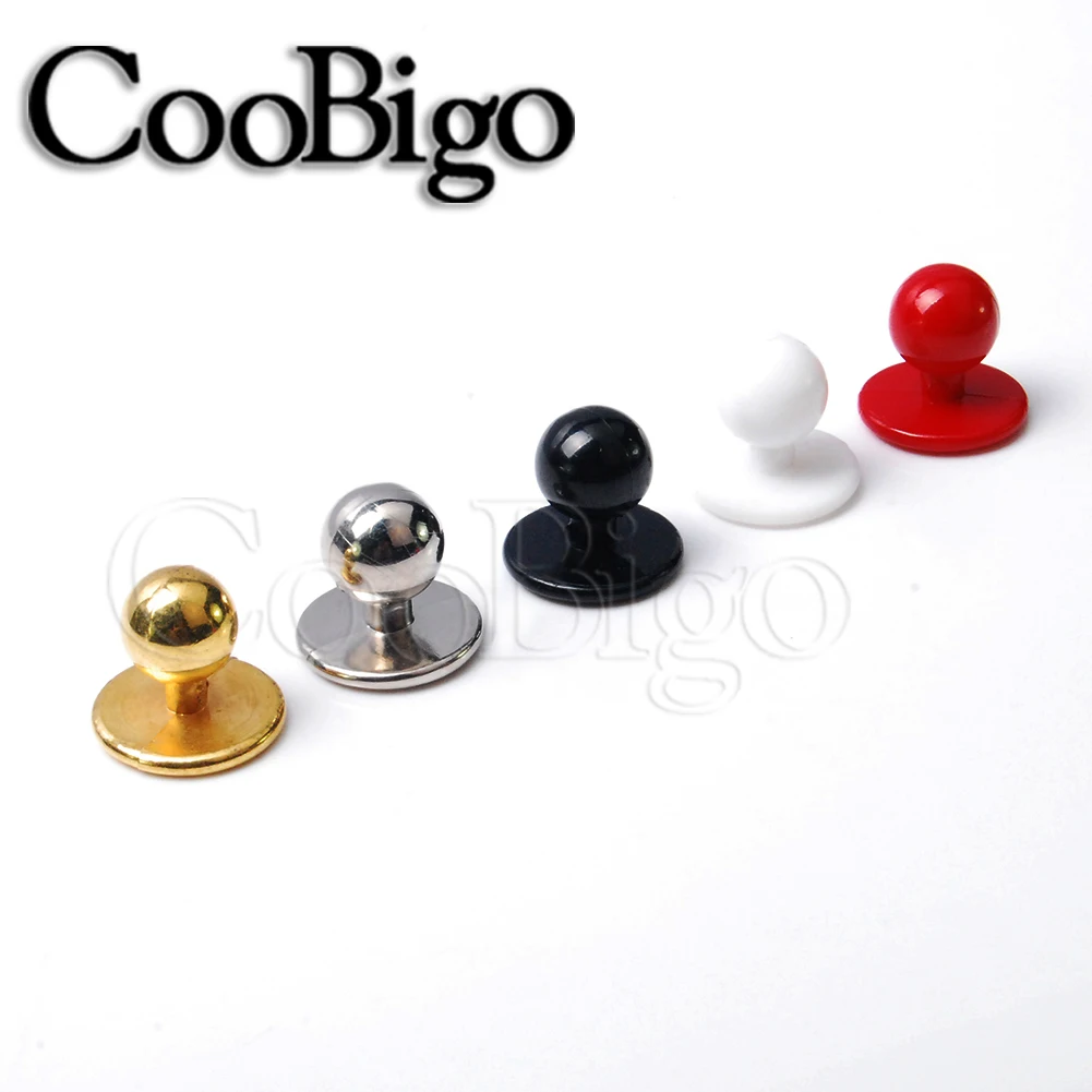 Разноцветные пуговицы шеф повара 10 шт. полиэтиленовые для сумок курток костюма