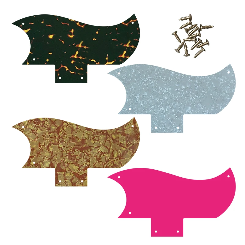 

Pleroo Custom Guitar Parts - For US 5 Screw Holes Soporte Epi G400 PRO Electric Guitar Pickguard Scratch Plate Flame Pattern