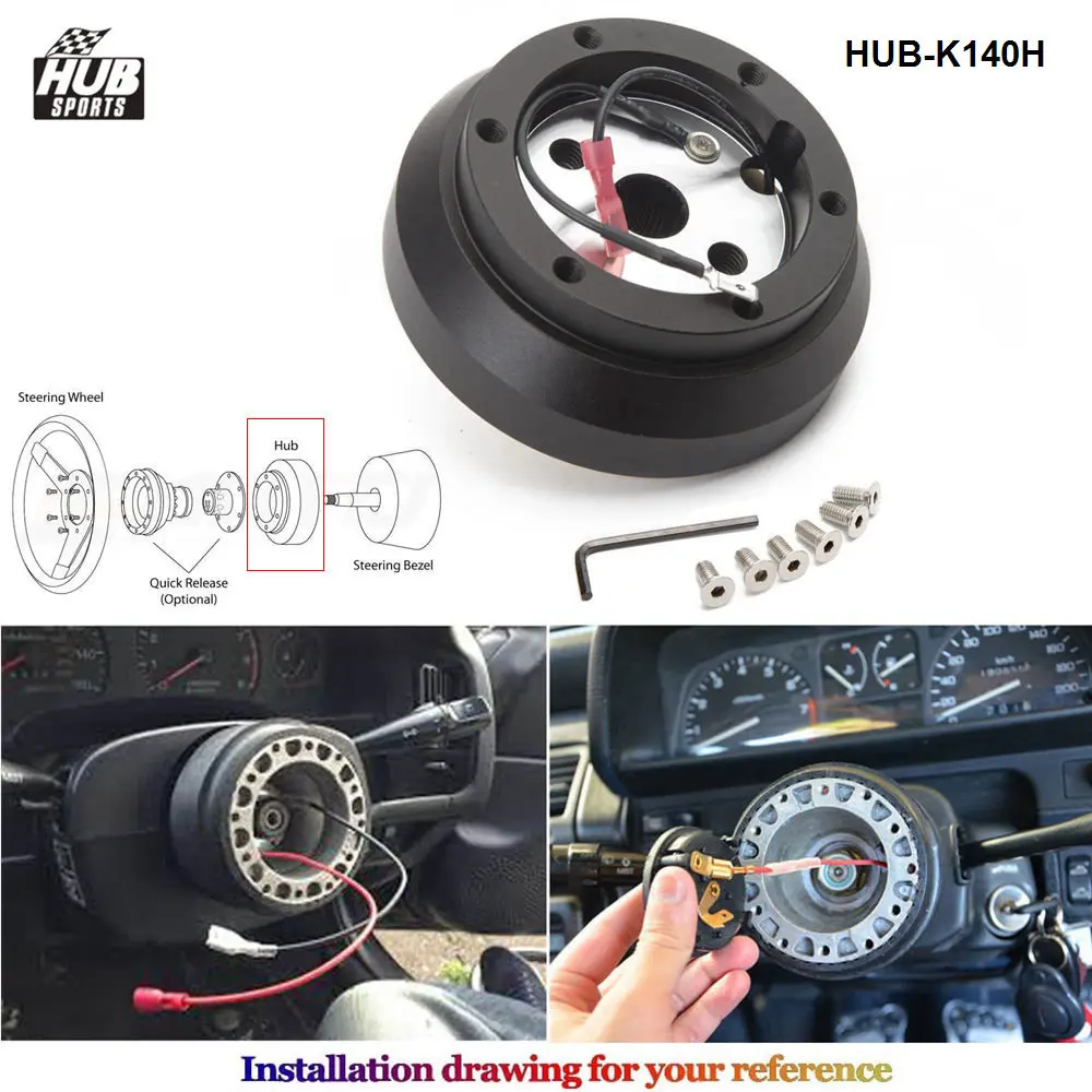 Гоночный руль короткий концентратор адаптер для Nissan 240SX S13 /S14 HUB K140H|Рулевые колеса