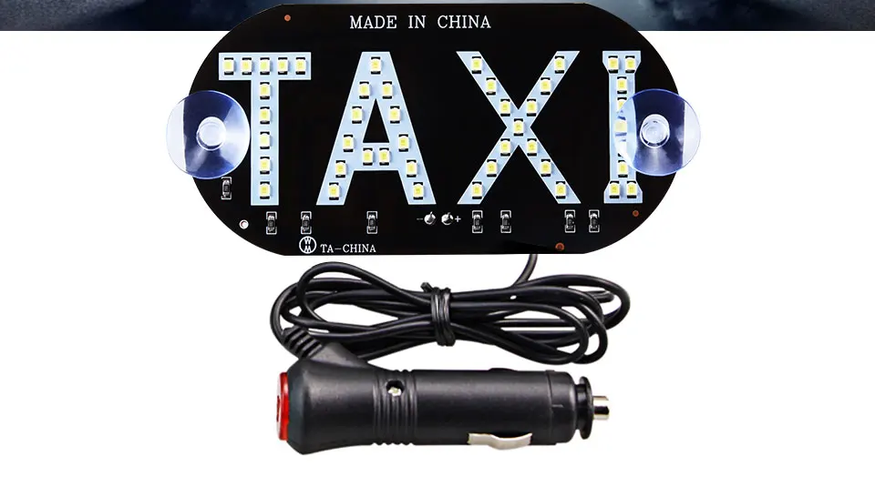 MeeToo 1pcs Green LED Taxi Display Signal Indicator Light 12V Led Car Windscreen Cab indicator Lamps Sign Bus Accessories Signal