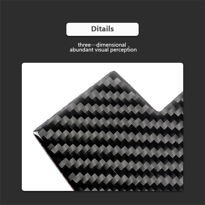 Стайлинг автомобиля углеродное волокно Автомобильная центральная консоль CD