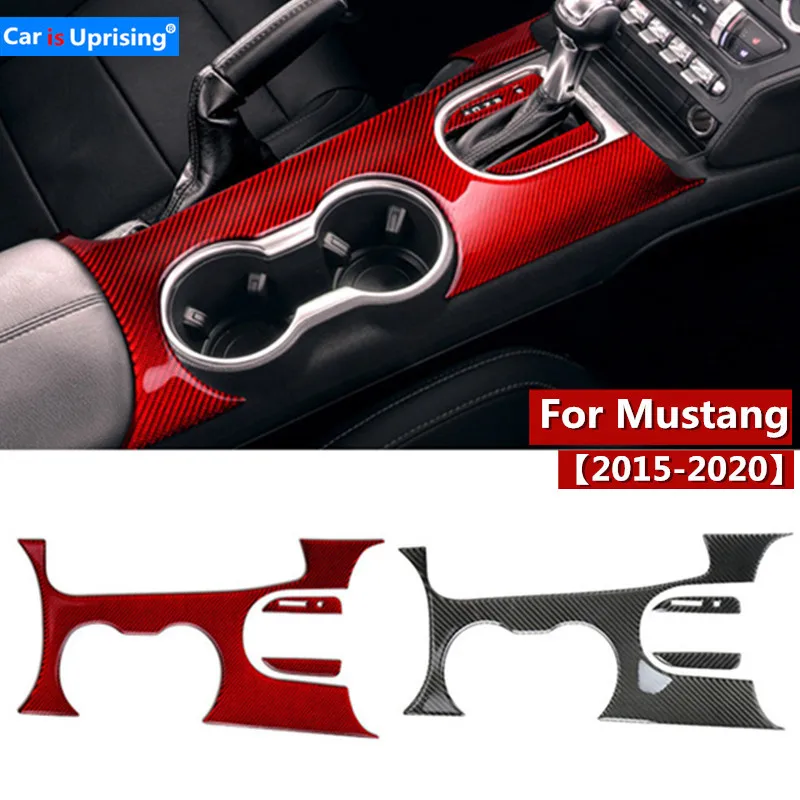 Панель переключения передач из углеродного волокна для Ford Mustang декоративная