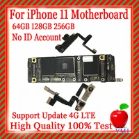64gb 128gb 256gb for iphone 11motherboard withno face id full chips 100 test high quality logic board good working no id accou