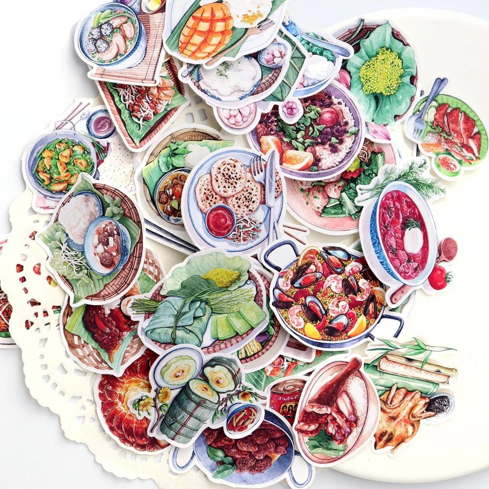 31 шт. Тайланд/японский пищевой стикер для скрапбукинга дневника наклейки