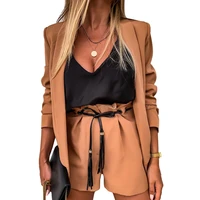 female maroon retro blazer set office ladies blazer coats elegant streetwear 2021 simple fashion women blazer jackets suit d30