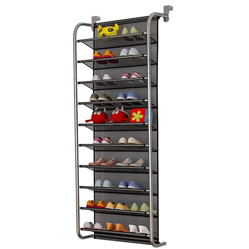 

Behind Door Shoe Organizer Simple Household Economic Shoe Cabinet Behind The Door Pink Black Home Furniture