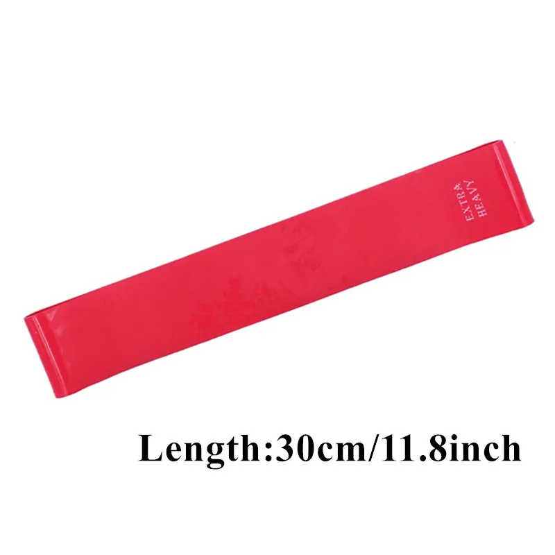 Red-noLogo-30cm Фитнес резинки резинки для фитнеса резинки для спорта фитнес резинка фитнесс резинки спортивные резинки эспандер экспандер фитнес для спорта1,45 мм-0,45 мм Эспандеры 6 цветов Пилатес Йога Спорт Тренировка Тренировки - Цвет: Red-noLogo-30cm