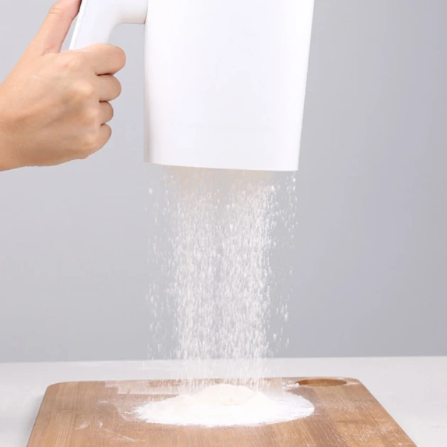 

Electric Flour Sieve Handheld Sieve 304 Stainless Steel Mesh Flour Sieve