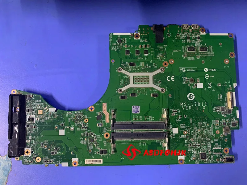 

MS-17811 FOR MSI GT72 2QD MOTHERBOARD WITH SR1PX i7-4710HQ 2.5GHZ 100% Test Work