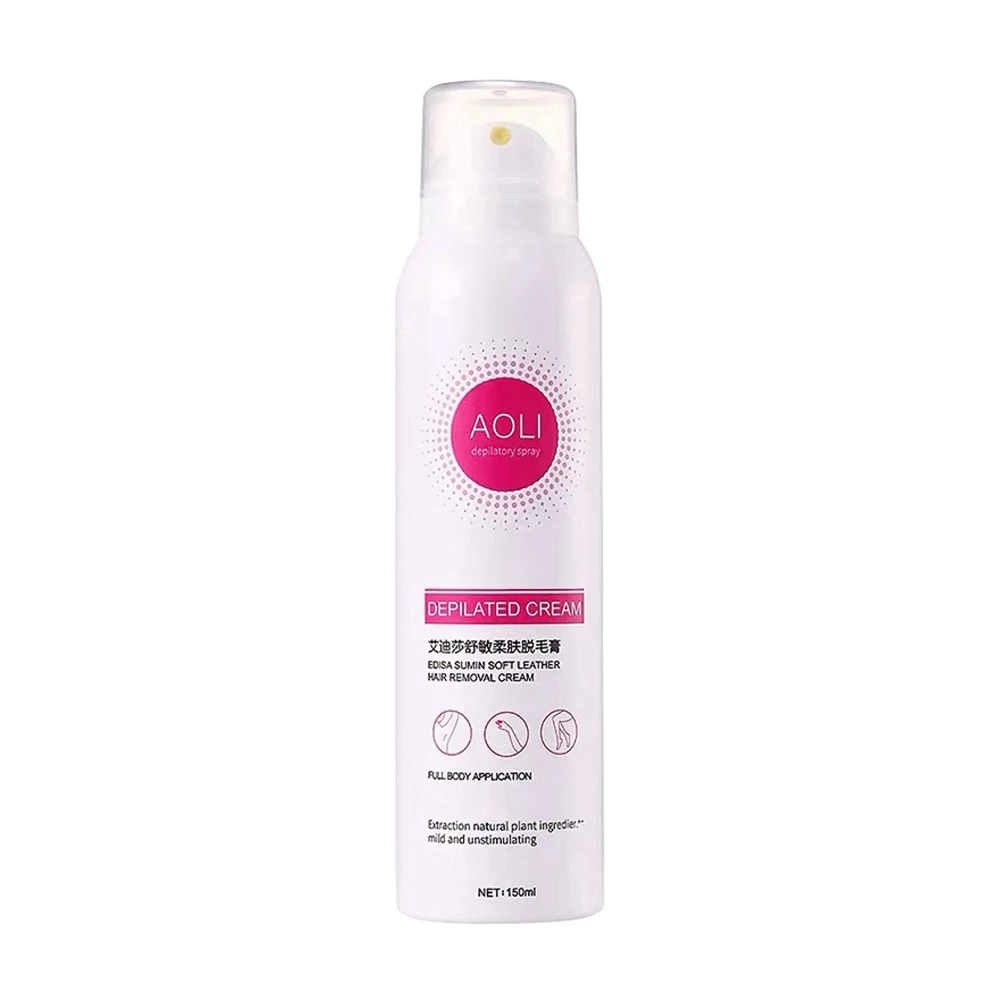 

Painless Hair Removal Spray Depilatory Cream Smooth Skin Body Hair Removal Cream Foam Mousse In Spray Bottle Leg Hair Remover