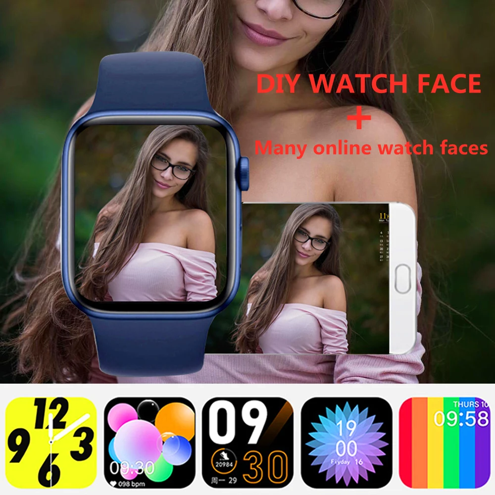 chycet original smart watch men women 2021 dial call iwo t500plus smartwatch heart rate fitness tracker sport clock pk w26 free global shipping