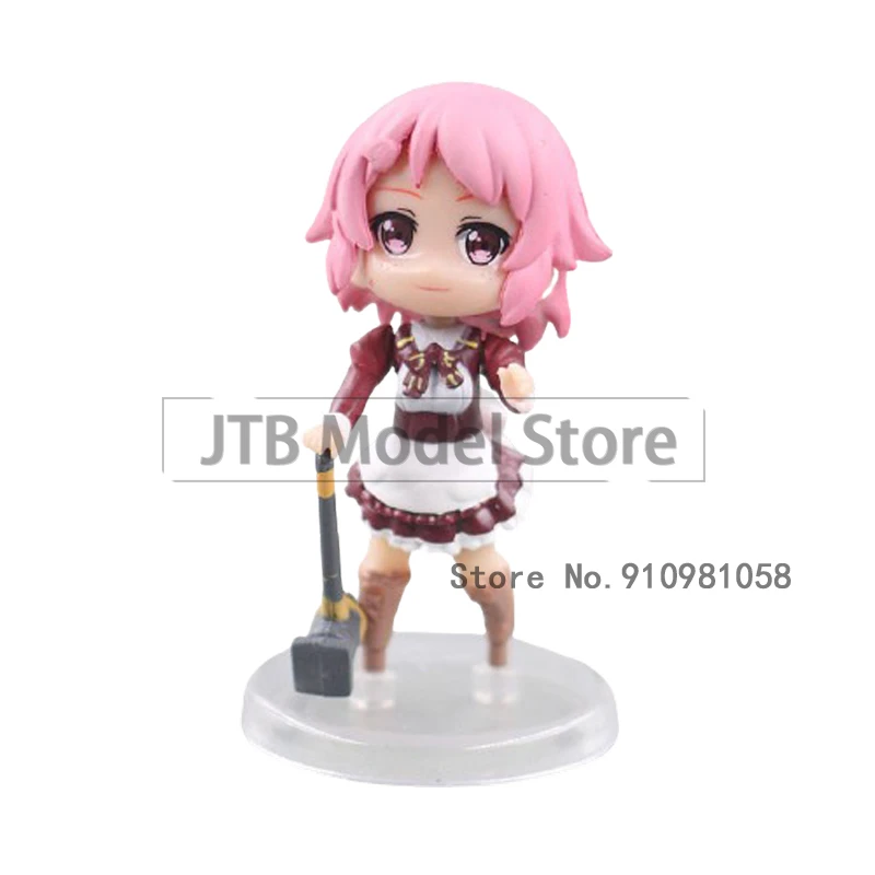 

Sword Art Online Kirito Toys AsunaYuuki Action Figure Model Movie Anime Silica6-9CM PVC Sexy Girl Doll Gift Collectible Figma