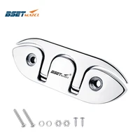 120mm stainless steel 316 boat flip up folding pull up cleat dock deck marine hardware line rope mooring cleat accessories