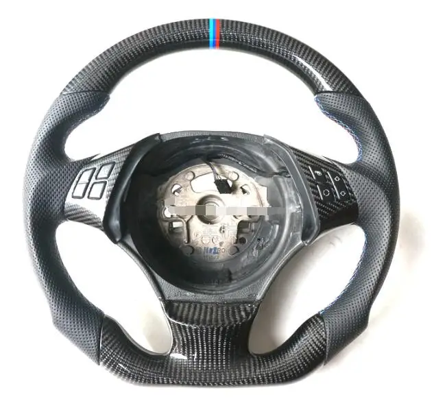 

Car Carbon Fiber Steering Wheel For BMW 3 E90 & Leather Steering Wheel (Shift Paddles)