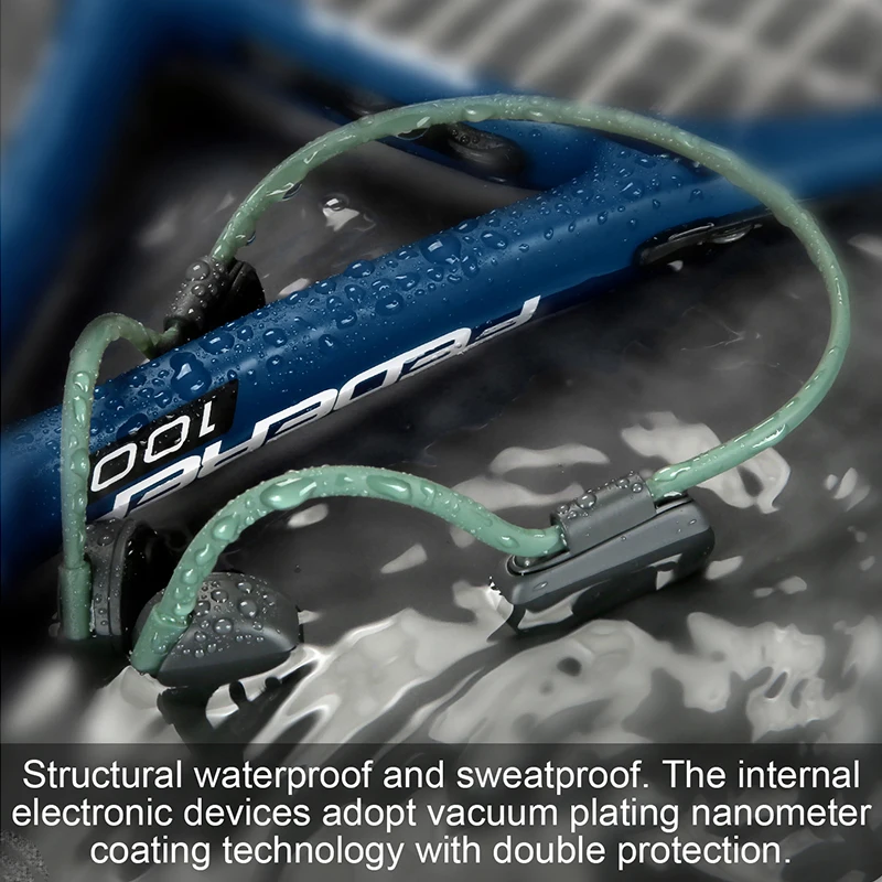 new bluetooth 5 0 wireless sweatproof waterproof bone conduction headphones outdoor sports headphones hands free headphones free global shipping