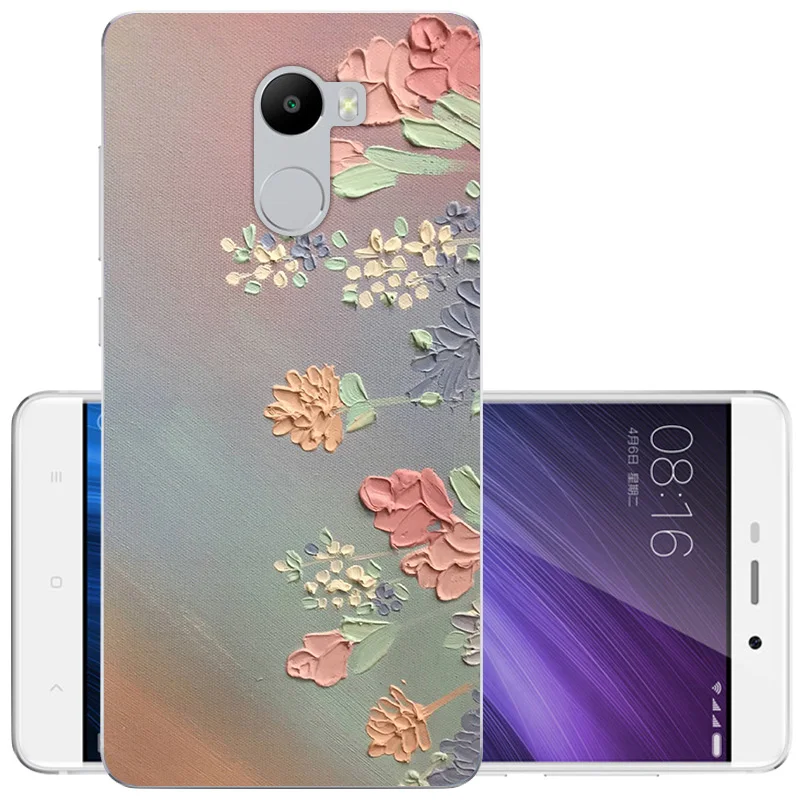 CROWNPRO для Xiaomi Redmi 4 чехол силиконовый для Redmi 4 ТПУ чехол задняя крышка для Xiaomi Redmi4 16 Гб мягкие чехлы Защита для телефона