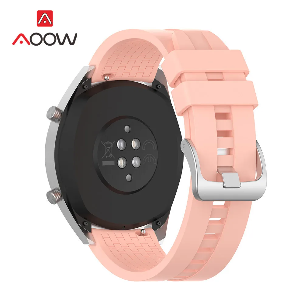 Мягкий спортивный силиконовый ремешок 22 мм для huawei Watch GT 2 Active/элегантный Honor Magic быстросъемный браслет для умных часов