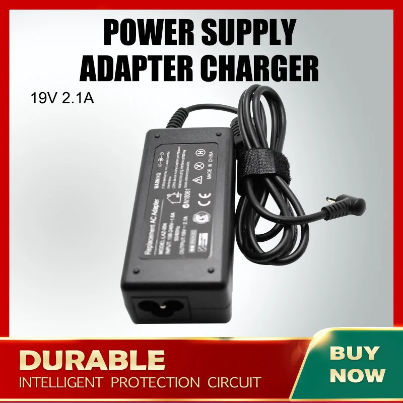 

19V 2.1A 40W Universal Power Adapter Charger for Samsung Series 9 Np900X 13.3inch 900X 940X Ativ Book Lite Plus Charger Laptop