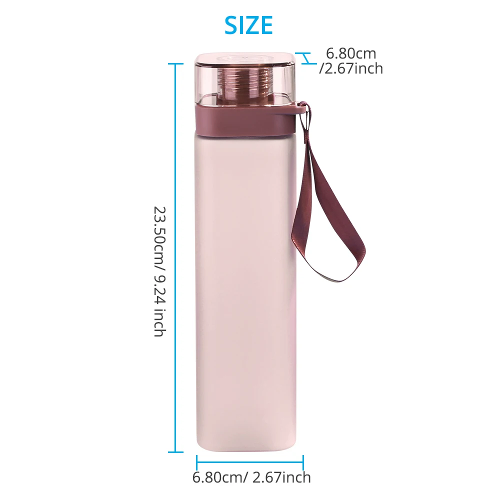 

700ml Portable Leak-Proof Water Bottle High Quality Tour Outdoor Bicycle Sports Drinking Plastic Water Bottles Camping Equipment