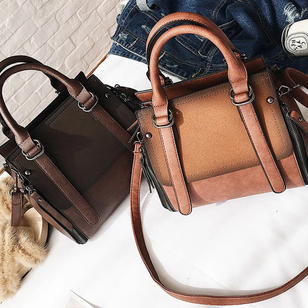 

Ptgirl Vintage New Handbags For Women 2019 Brand Leather Handbag High Quality Small Shoulder Bags Casual bags schoudertas dames