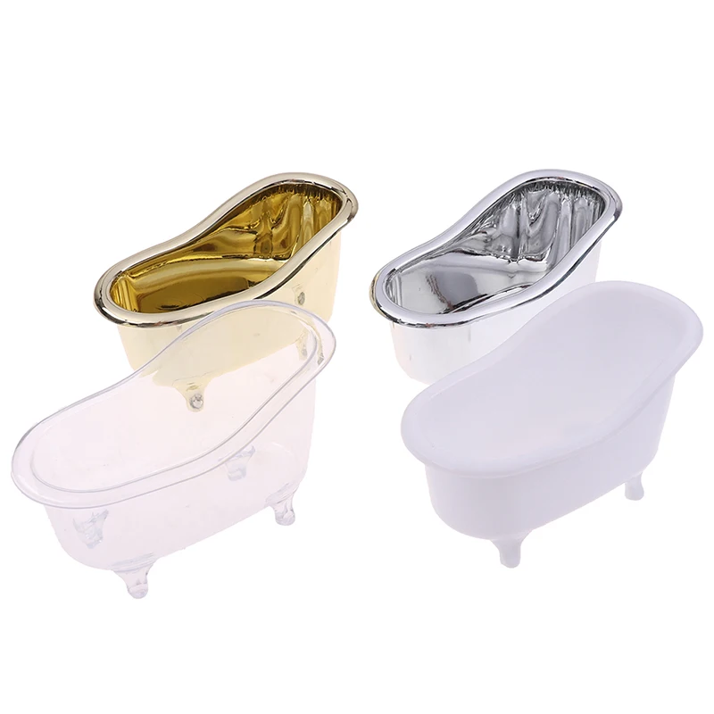 

Mini Bathtub Soap Jewelry Storage Box Desktop Sundry Storage Case Gold Silver Sundries Storage Box Makeup Organizer Container