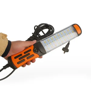 Ремонтный светильник, 60 светодиодов, портативный Рабочий светильник, магнитный аварийный светодиодный фонарик, 220 В, портативный фонарь, Кемпинговый фонарь, подвесной фонарь с крюком