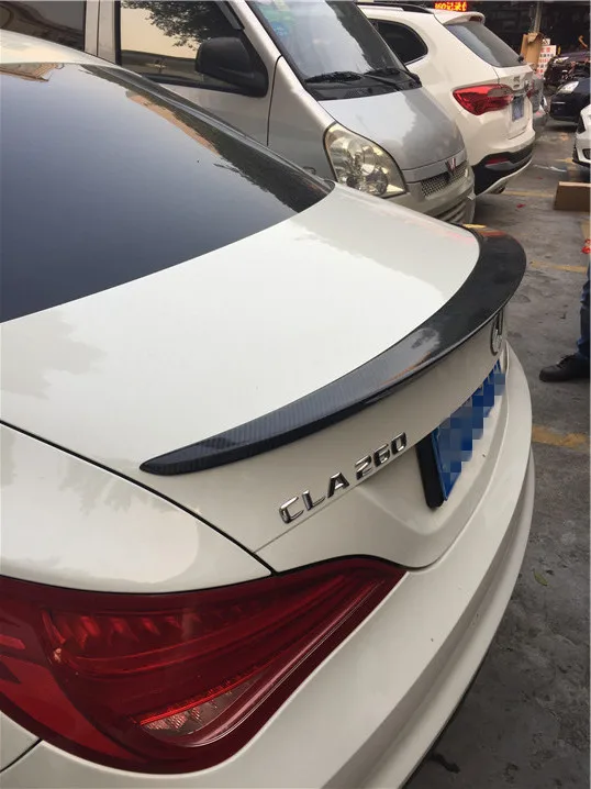 Спойлер для Benz W117 автомобильный спойлер из углеродного волокна заднего крыла CLA
