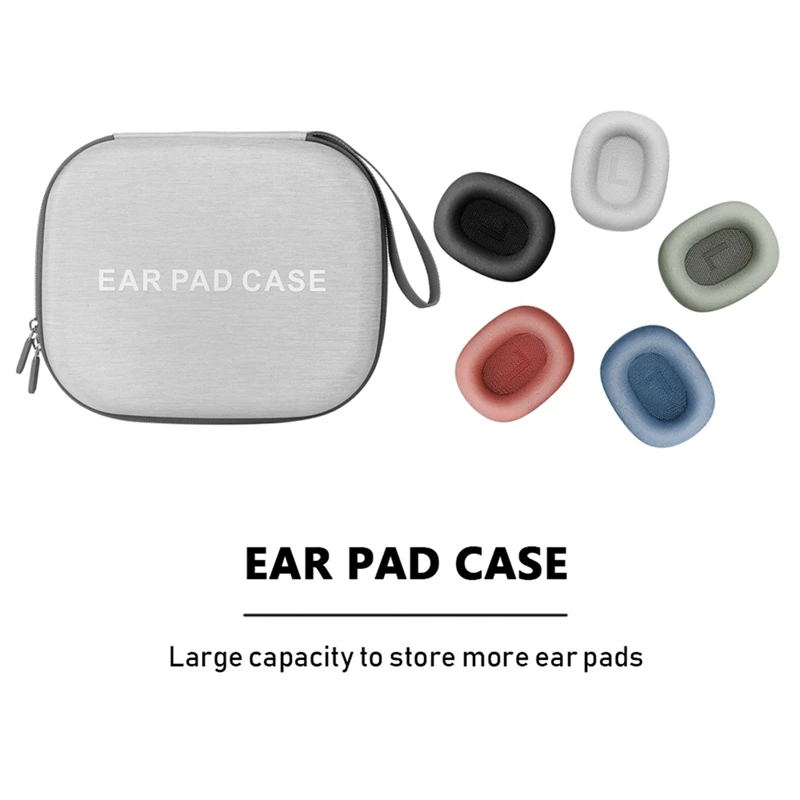 

for Max Ear Pad Storage Bag Case Headphones Travel Carry Pouch Box Headphone Accessories
