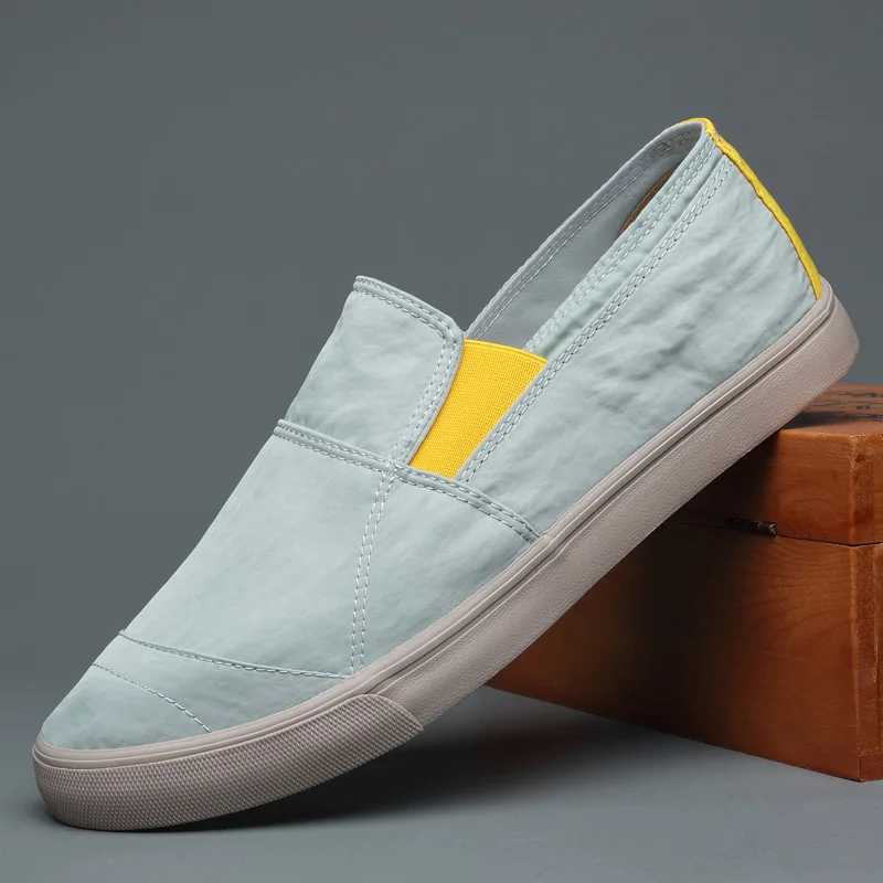 

Spring Men's Flat Casual Shoes Male Breathable Comfortable Boat Canvas Shoes Men Fashion Soft Lace Up Espadrilles Hemp Shoes dfv