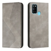 new style magnetic leather book case on for oppo realme 7i global phone cases realme 7 i realme7i asia wallet flip stand cover