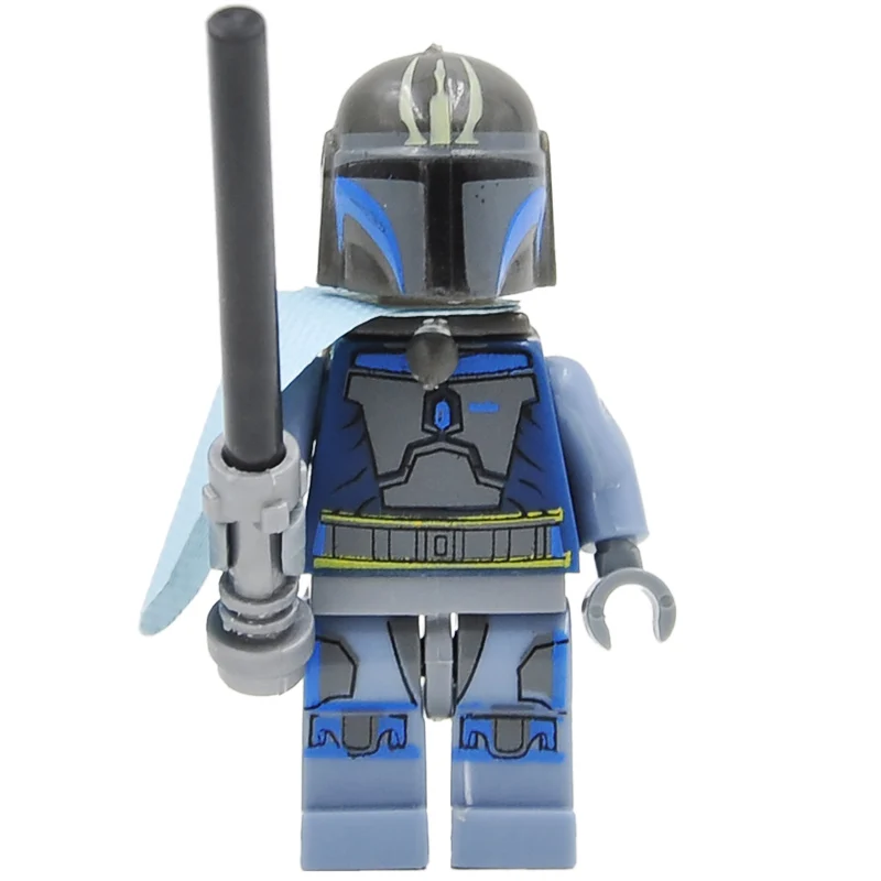Мандалорское драже popping Boba Мандалорское одной продажи Star Wars рисунок Джанго Фетт pre vizsla Набор строительных блоков Модель бобба Фет игрушки - Цвет: Pre Vizsla