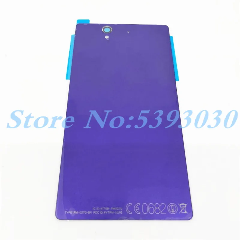 Для sony xperia Z L36H L36 C6603 C6602 Чехол со стеклянной батареей L36I запасная задняя крышка