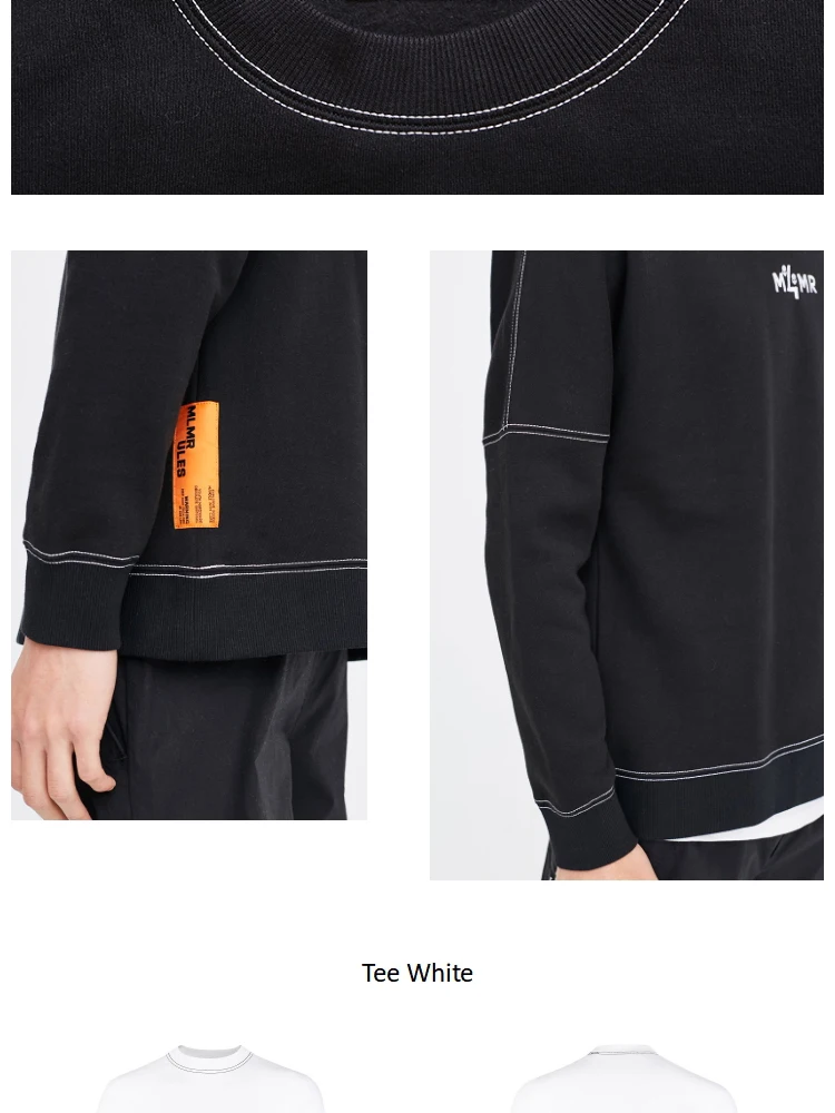 JackJones Мужской Хлопковый тренд с вышитым принтом Повседневный свитер Мужская одежда 218333555