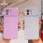 Жидкий силиконовый чехол для Xiaomi Redmi Note 10 9 8 Pro 10S 9S 9C 8T 9A 8A Mi 11 Lite 10T Poco X3 NFC, защитный чехол для скользящей камеры